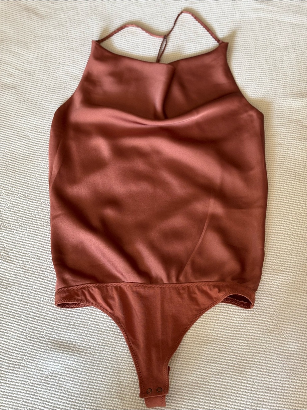 Abercrombie & Fitch Rust Brown Halter Bodysuit
